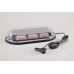 Safety Light, High Powered Amber 24 LED Low Profile Micro Mini Bar, Magnetic Mount - 17.25"L